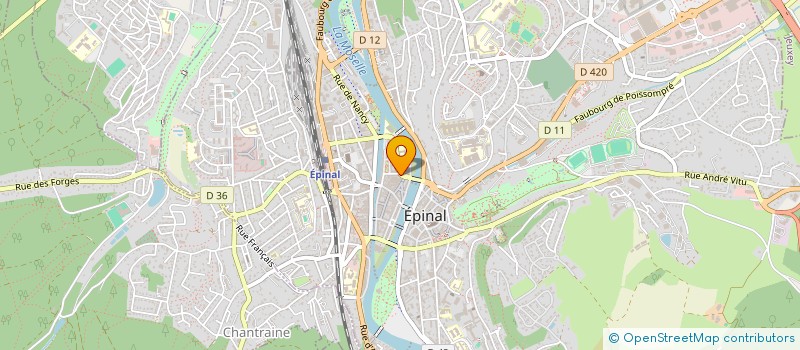 localisation de l'entreprise MONSIEUR PHILIPPE RAVEL à EPINAL