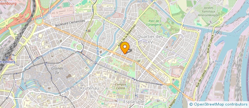 localisation de l'entreprise MONSIEUR PHILIPPE RAVEL à STRASBOURG