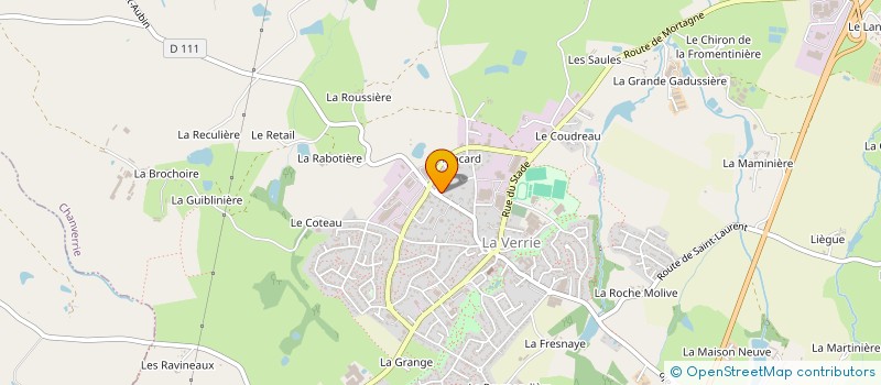 localisation de l'entreprise MONSIEUR PHILIPPE RAVELEAU à CHANVERRIE