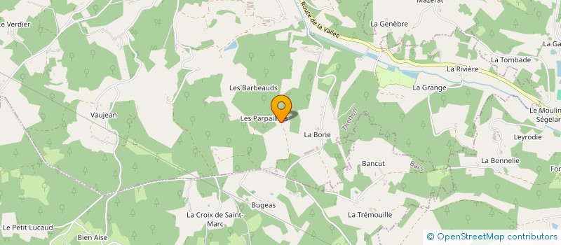 localisation de l'entreprise MONSIEUR PHILIPPE RAVIDAT à THENON