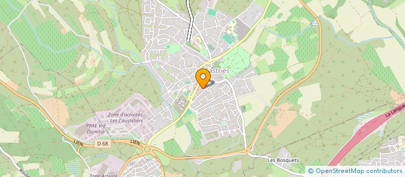 localisation de l'entreprise MONSIEUR PHILIPPE RAVOIRE  CASTRIES