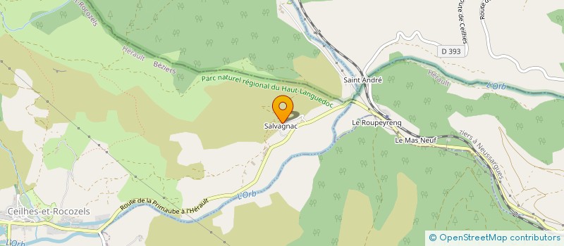 localisation de l'entreprise MONSIEUR PHILIPPE RAYMOND  CEILHES-ET-ROCOZELS