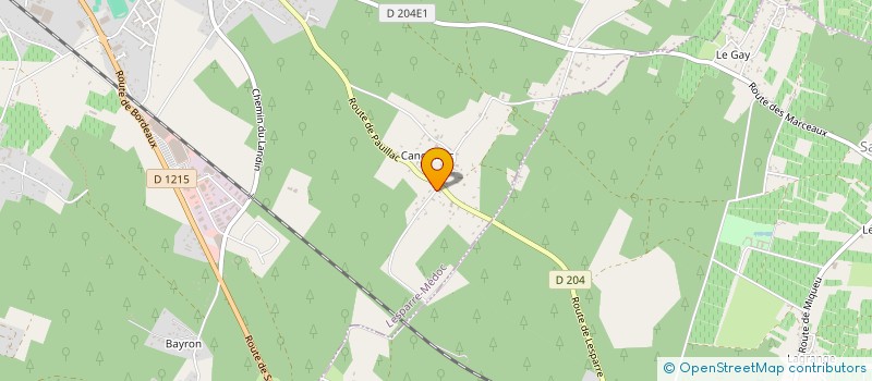 localisation de l'entreprise MONSIEUR PHILIPPE RAYMOND  LESPARRE-MEDOC