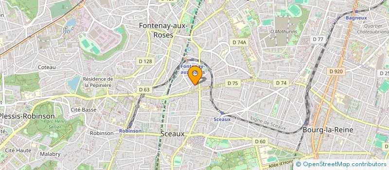 localisation de l'entreprise MONSIEUR PHILIPPE RAYNAL  FONTENAY-AUX-ROSES