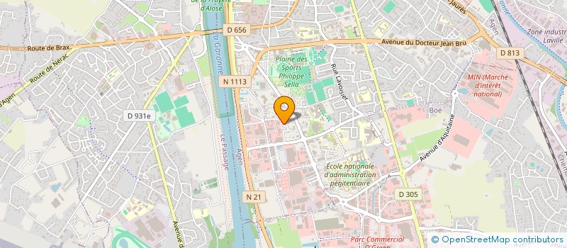 localisation de l'entreprise MONSIEUR PHILIPPE RAYNAL  AGEN