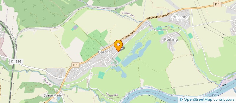 localisation de l'entreprise MONSIEUR PHILIPPE RAYNAUD  THIONVILLE