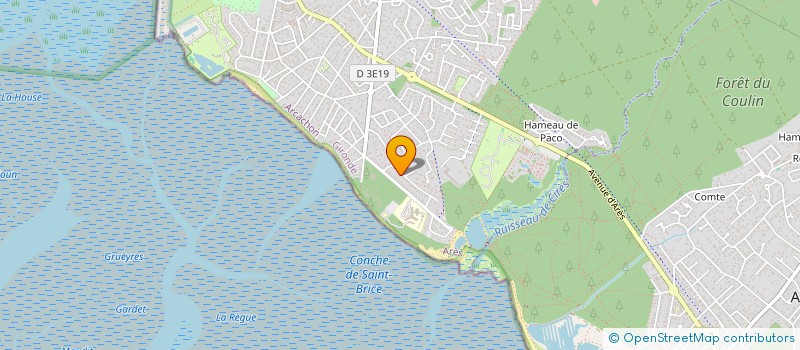 localisation de l'entreprise MONSIEUR PHILIPPE RAYNAUD  ARES