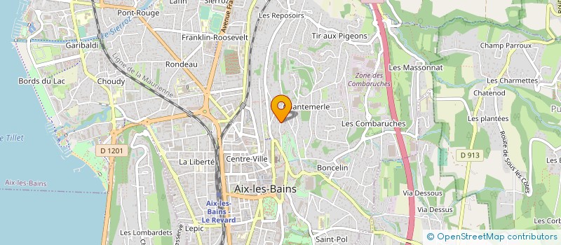 localisation de l'entreprise MONSIEUR PHILIPPE RAYNAUD-RICHARD à AIX-LES-BAINS