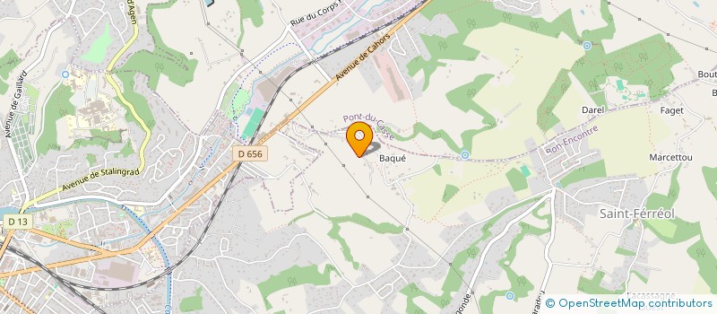 localisation de l'entreprise MONSIEUR PHILIPPE RAYSSAC  BON-ENCONTRE