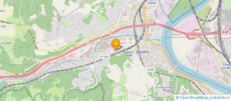 localisation de l'entreprise MONSIEUR PHILIPPE RE à GIVORS