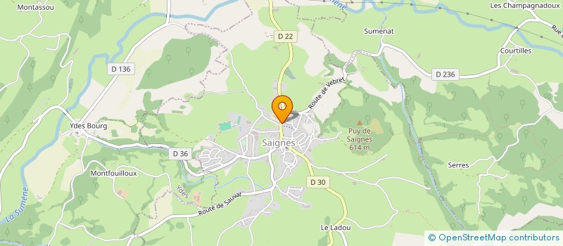 localisation de l'entreprise MONSIEUR PHILIPPE REBIERE à SAIGNES