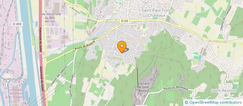 localisation de l'entreprise MONSIEUR PHILIPPE REBIFFE à SAINT-PAUL-TROIS-CHATEAUX