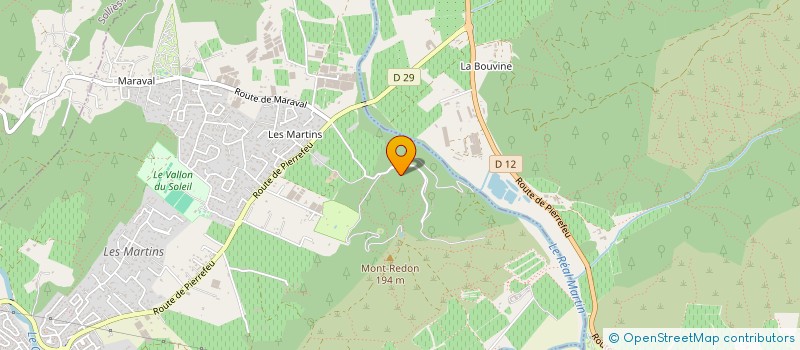localisation de l'entreprise MONSIEUR PHILIPPE REBOUL à LA CRAU