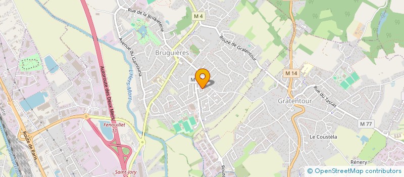 localisation de l'entreprise MONSIEUR PHILIPPE REBOUL  FENOUILLET