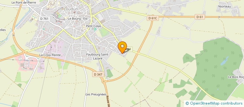 localisation de l'entreprise MONSIEUR PHILIPPE REDUREAU  LOUDUN