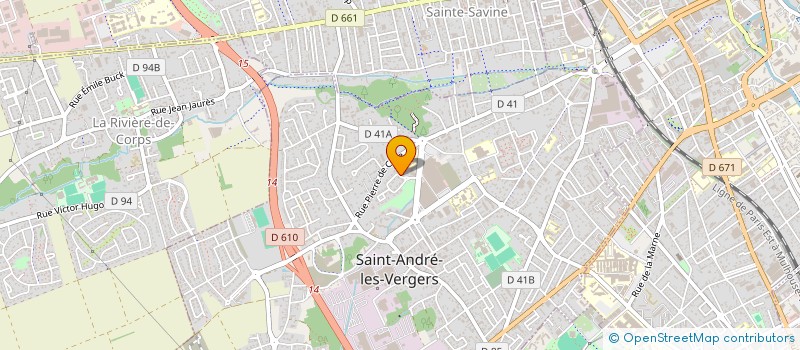 localisation de l'entreprise MONSIEUR PHILIPPE REGLEY à SAINT-ANDRE-LES-VERGERS
