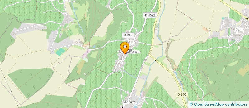 localisation de l'entreprise MONSIEUR PHILIPPE REGNAUT  MONTHELON