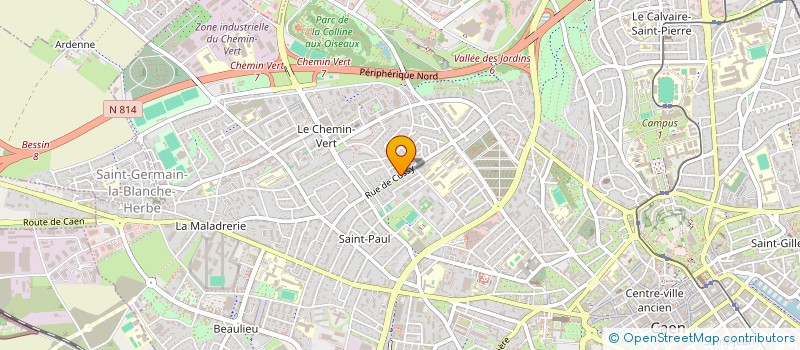 localisation de l'entreprise MONSIEUR PHILIPPE REHEL à CAEN