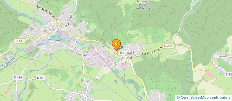 localisation de l'entreprise MONSIEUR PHILIPPE REIBEL  TRIEMBACH-AU-VAL