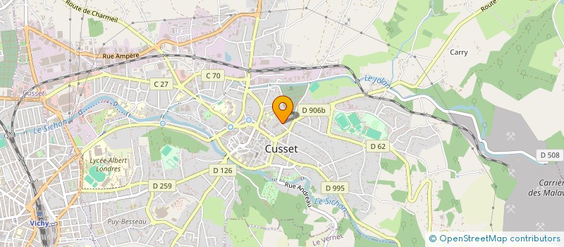localisation de l'entreprise MONSIEUR PHILIPPE REIGNAT à CUSSET