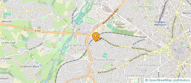 localisation de l'entreprise MONSIEUR PHILIPPE REILHAC à LIMOGES