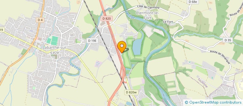 localisation de l'entreprise MONSIEUR PHILIPPE REILLES  CLERMONT-LE-FORT