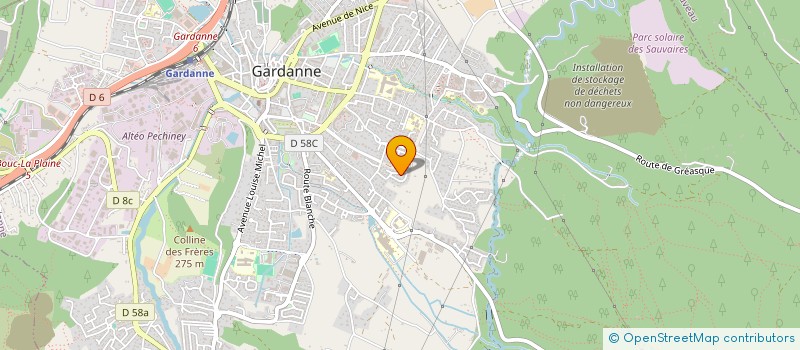 localisation de l'entreprise MONSIEUR PHILIPPE REJER à GARDANNE