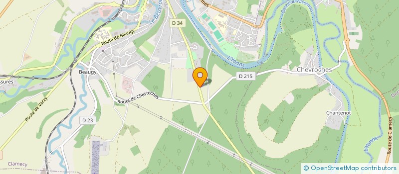 localisation de l'entreprise MONSIEUR PHILIPPE REMOND à VILLIERS-SUR-YONNE