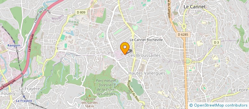 localisation de l'entreprise MONSIEUR PHILIPPE REMUSAT à LE CANNET