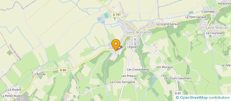 localisation de l'entreprise MONSIEUR PHILIPPE REMY  SAINT-BROLADRE