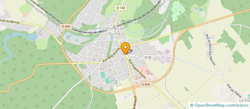 localisation de l'entreprise MONSIEUR PHILIPPE REMY NERIS  CONCHES-EN-OUCHE