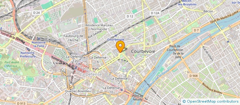 localisation de l'entreprise MONSIEUR PHILIPPE RENARD à COURBEVOIE