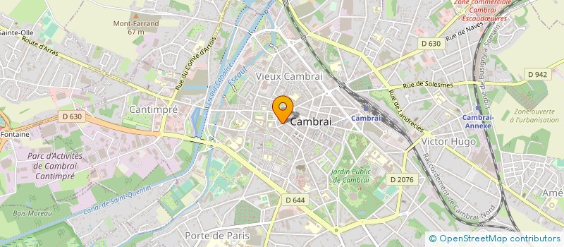 localisation de l'entreprise MONSIEUR PHILIPPE RENARD à CAMBRAI