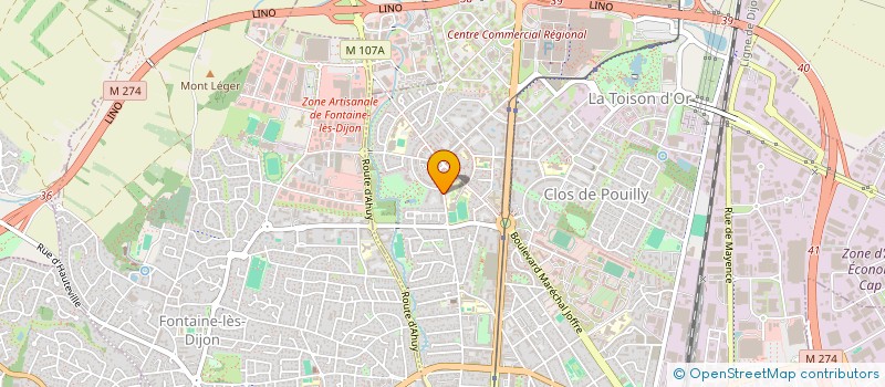 localisation de l'entreprise MONSIEUR PHILIPPE RENARD à DIJON