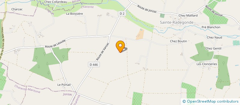 localisation de l'entreprise MONSIEUR PHILIPPE RENAUD à BAIGNES-SAINTE-RADEGONDE