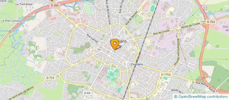 localisation de l'entreprise MONSIEUR PHILIPPE RENAUD à CHALLANS
