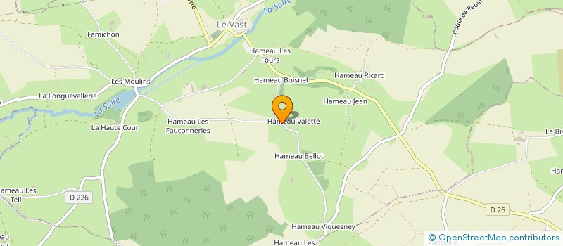 localisation de l'entreprise MONSIEUR PHILIPPE RENAUD  LE VAST