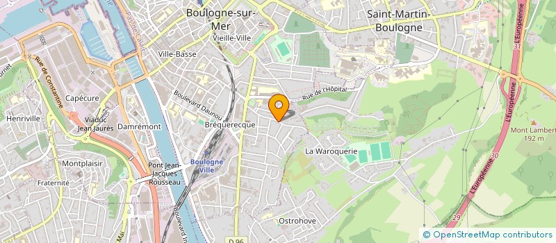 localisation de l'entreprise MONSIEUR PHILIPPE RENAUD  BOULOGNE-SUR-MER