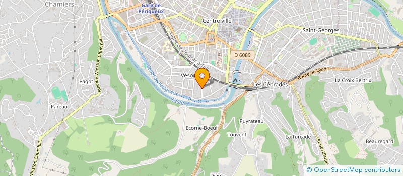 localisation de l'entreprise MONSIEUR PHILIPPE RENAUDIE  PERIGUEUX