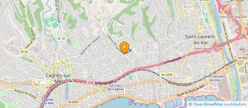 localisation de l'entreprise MONSIEUR PHILIPPE RENAULT à CAGNES-SUR-MER