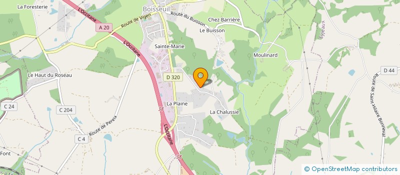 localisation de l'entreprise MONSIEUR PHILIPPE RENDU à BOISSEUIL