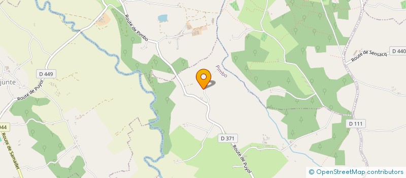 localisation de l'entreprise MONSIEUR PHILIPPE-RENE CUZACQ  PIMBO