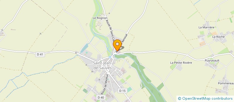 localisation de l'entreprise MONSIEUR PHILIPPE RENEAUME à SAINT-JEAN-DE-SAUVES