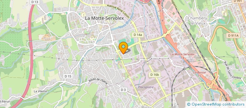 localisation de l'entreprise MONSIEUR PHILIPPE RENIER à LA MOTTE-SERVOLEX