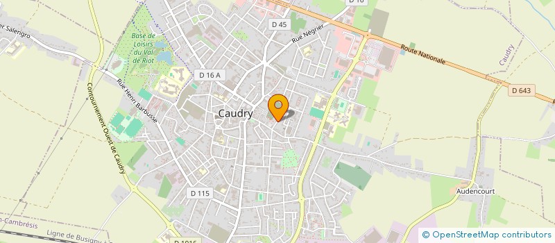 localisation de l'entreprise MONSIEUR PHILIPPE RENQUET à CAUDRY