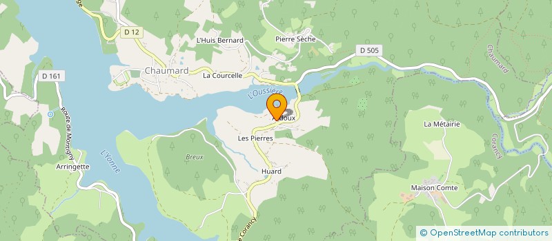 localisation de l'entreprise MONSIEUR PHILIPPE REPERT  CHAUMARD