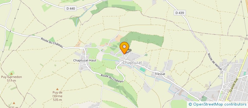 localisation de l'entreprise MONSIEUR PHILIPPE RESINEANT  AIGUEPERSE