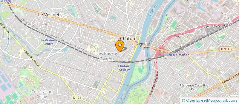 localisation de l'entreprise MONSIEUR PHILIPPE RESTOUT  LE VESINET