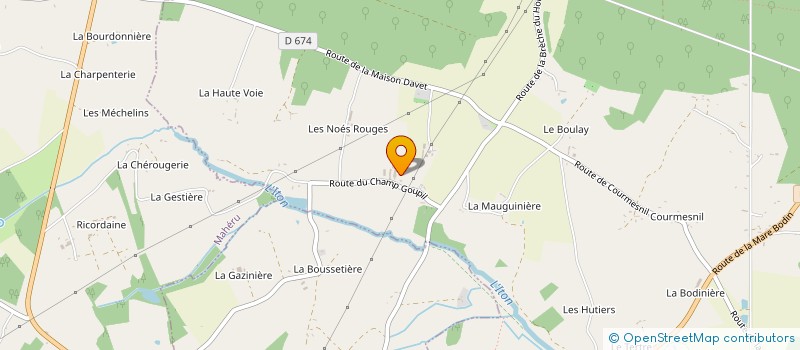 localisation de l'entreprise MONSIEUR PHILIPPE RETAILLE à LA FERRIERE-AU-DOYEN