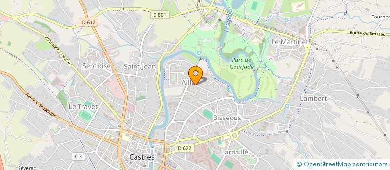 localisation de l'entreprise MONSIEUR PHILIPPE RETHORET  CASTRES